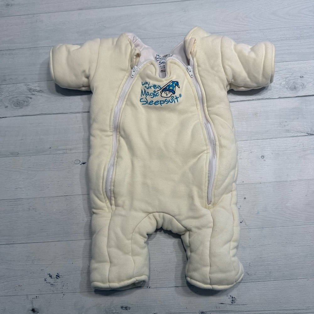 Baby Merlin Magic Sleep suit yellow small 3/6 months